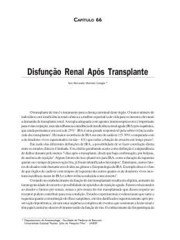 66 - Disfunção renal após transplante.pmd