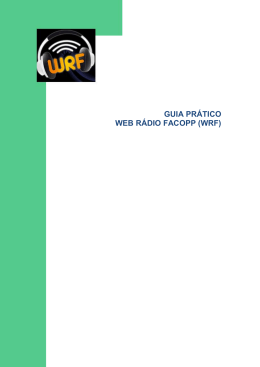 guia prático web rádio facopp (wrf)