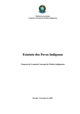 Proposta de texto para o