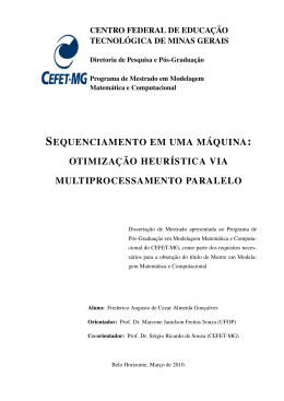 SEQUENCIAMENTO EM UMA M&Aacute;QUINA: OTIMIZA&Ccedil;&Atilde;O