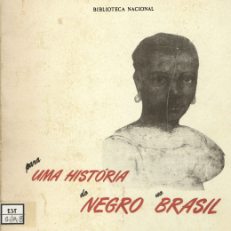 Para uma história do negro no Brasil