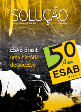 ESAB Brasil: uma história de sucesso