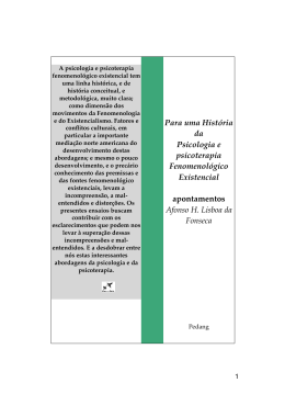 Apontamentos para uma história da psicologia