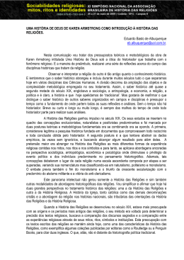 UMA HISTÓRIA DE DEUS DE KAREN ARMSTRONG
