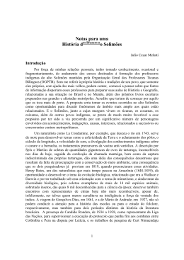 Notas para uma História d