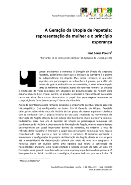 A Gera&ccedil;&atilde;o da Utopia de Pepetela - Revista &Aacute;frica e Africanidades