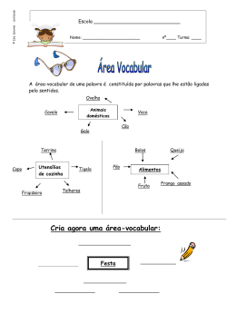 Cria agora uma &aacute;rea-vocabular: