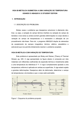 VIGA BI-MET&Aacute;LICA SUBMETIDA A UMA VARIA&Ccedil;&Atilde;O DE