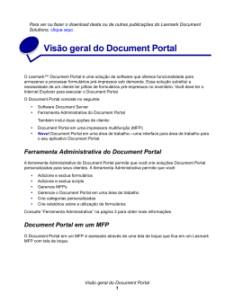 Visão geral do Document Portal