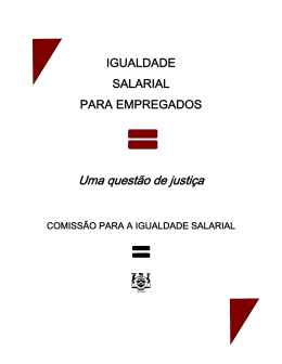 Pamphlet Portuguese: A Matter of Fairness, Une question d`équité