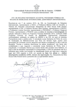 Universidade Federal do Estado do Rio de Janeiro