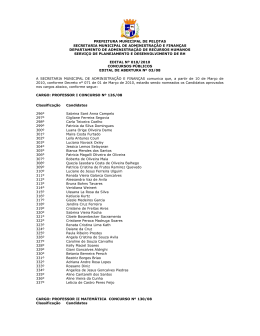 Edital 010/2010 - Prefeitura Municipal de Pelotas