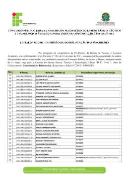 EDITAL HOMOLOGA&Ccedil;&Atilde;O INSCRI&Ccedil;&Otilde;ES INFORM&Aacute;TICA