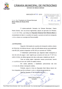 Indica&ccedil;&atilde;o Coletivo