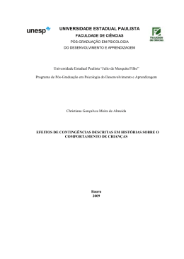 UNIVERSIDADE ESTADUAL PAULISTA