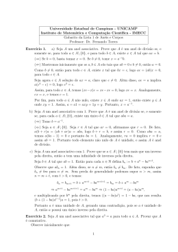 Gavarito, Exercicios - Instituto de Matemática, Estatística e