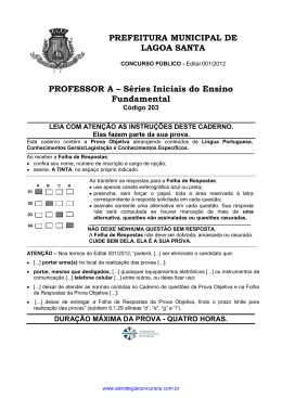 PROFESSOR A &ndash; S&eacute;ries Iniciais do Ensino