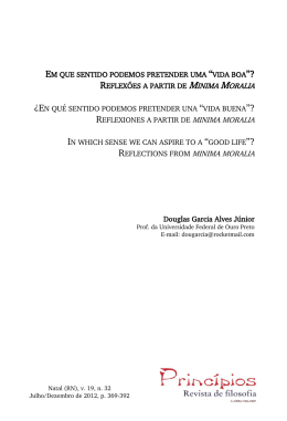 em que sentido podemos pretender uma &ldquo;vida boa&rdquo;?