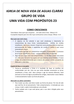 GRUPO DE VIDA UMA VIDA COM PROPÓSITOS 23