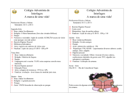 Col&eacute;gio Adventista de Interlagos A marca de uma vida! Col&eacute;gio