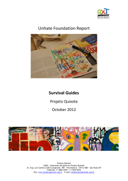 Unhate Foundation Report Survival Guides