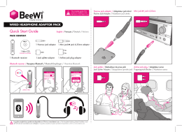 WIRED HEADPHONE ADAPTOR PACK