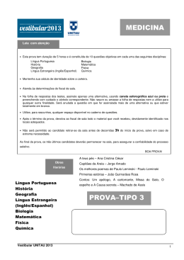 PROVA&ndash;TIPO 3 MEDICINA - Home