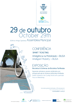 29 de outubro - C&acirc;mara municipal de Aveiro