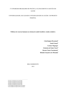 - ObservaRH &ndash; Esta&ccedil;&atilde;o de Trabalho IMS/UERJ