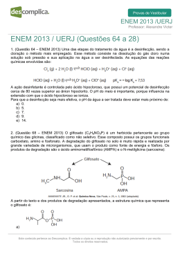 ENEM 2013 / UERJ (Questões 64 a 28)