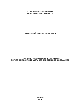 faculdade candido mendes curso de gestao ambiental marco