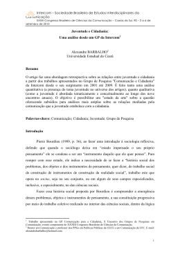 juventude e cidadania