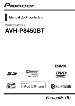 AVH-P8450BT (Português) Baixe
