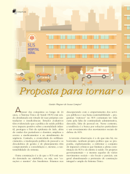 Proposta para tornar o SUS uma utopia possível