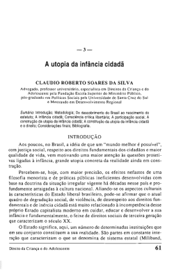 A utopia da infancia cidada