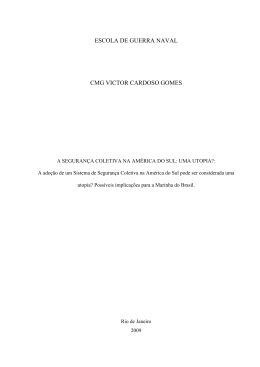 ESCOLA DE GUERRA NAVAL CMG VICTOR CARDOSO GOMES