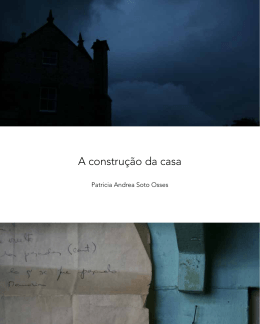 A constru&ccedil;&atilde;o da Casa - disserta&ccedil;&atilde;o de Mestrado