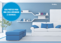 Guia pr&aacute;tico para uma casa arrumada