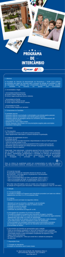edital 2016 do programa de interc&acirc;mbio &ndash; fcap/upe