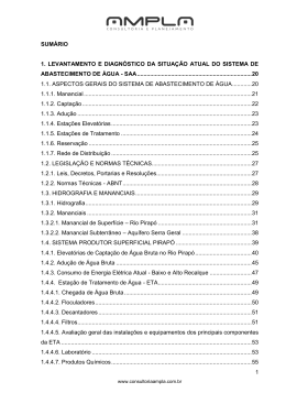 Abastecimento de Água e Esgotamento Sanitário - Parte 1