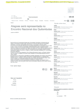 Alagoas &Uacute;ltima Hora - O seu portal de not&iacute;cias.