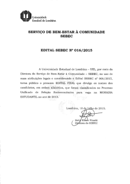 EDITAL 016/2015