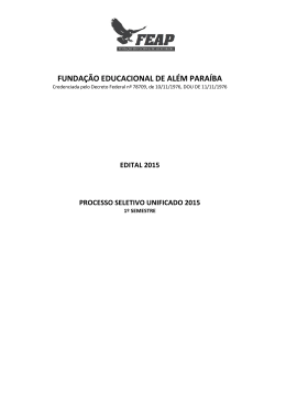 FUNDA&Ccedil;&Atilde;O EDUCACIONAL DE AL&Eacute;M PARA&Iacute;BA