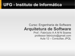 Consultas JPQL - Instituto de Informática