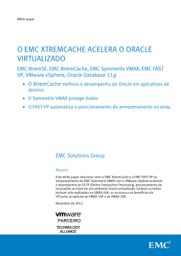 EMC VFCache Accelerates Virtualized Oracle