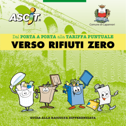 VERSO RIFIUTI ZERO - Comune di Capannori