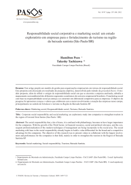 Responsabilidade social corporativa e marketing social: um