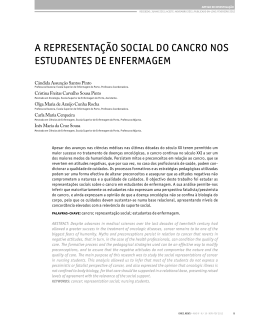 abstract - AEOP - Associa&ccedil;&atilde;o de Enfermagem Oncol&oacute;gica Portuguesa