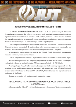 Confira aqui o regulamento