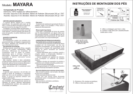 Manual do produto - Linoforte Móveis